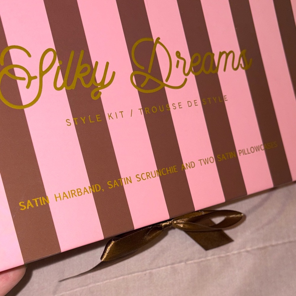 CALA Silky Dreams Gift Set - Satin Hair Accessories and 2 Pillow Cases NWT - Picture 5 of 6